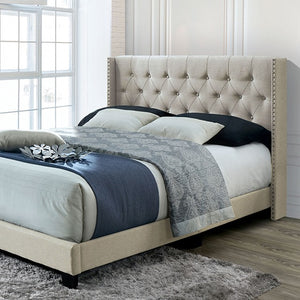 Jenelle Transitional Bed (Beige)