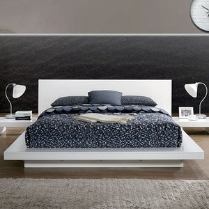Christie Contemporary Bed (White)