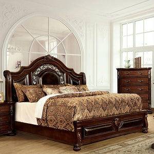 Flandreau Traditional Bed (Brown Cherry/Espresso)