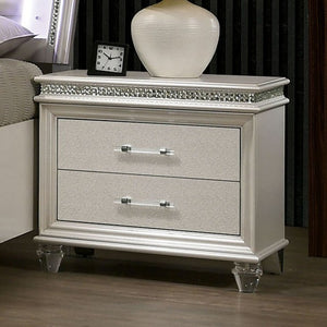 Maddie Night Stand (Pearl White)