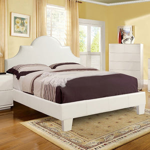 Aubonne Contemporary Queen Bed (White)