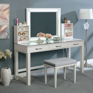 Stephanie Vanity Set (White)
