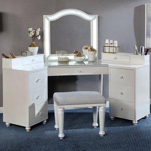 Tracie Glam Vanity Set (White)