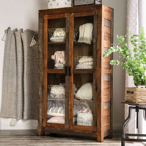 Galanthus Rustic-style Bookcase (Natural)