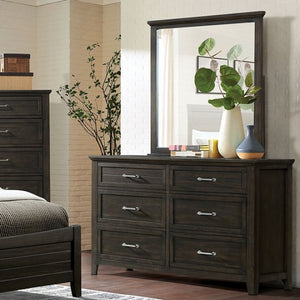 Alaina Transitional Bedroom Dresser (Walnut)