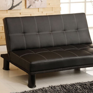 Quinn Futon Sofa Bed (Black)
