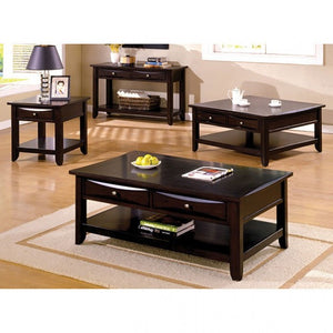 Baldwin Living Room Table Collection (Espresso)