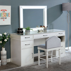 Vickie White Vanity Set