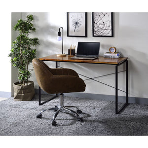 Jurgen Oak and Black Desk
