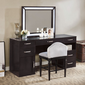 Vickie Black Vanity Set