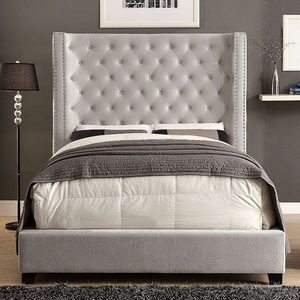 Rosabelle Contemporary Bed (Ivory)