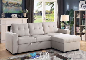 Jacob Sleeper Sectional (Light Grey)