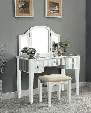 Cyndi Vanity Set (White)