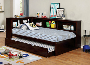 Frankie Daybed with Storage and Trundle (Espresso)
