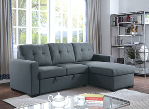 Jacob Sleeper Sectional (Dark Grey)