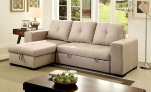 Denton Sleeper Sectional (Ivory)