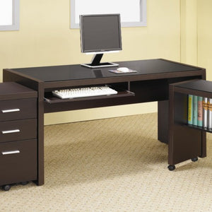 Skylar Computer Desk, Side cart and File cabinet