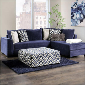 Griswold Transitional Sectional (Navy)