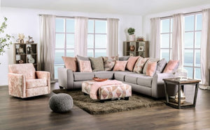 Harriden Transitional Sectional (Grey)