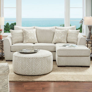 Saltney Transitional Sectional (Ivory)