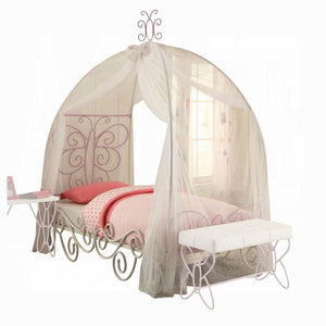 Priya II Princess Bed (White/Light Purple)