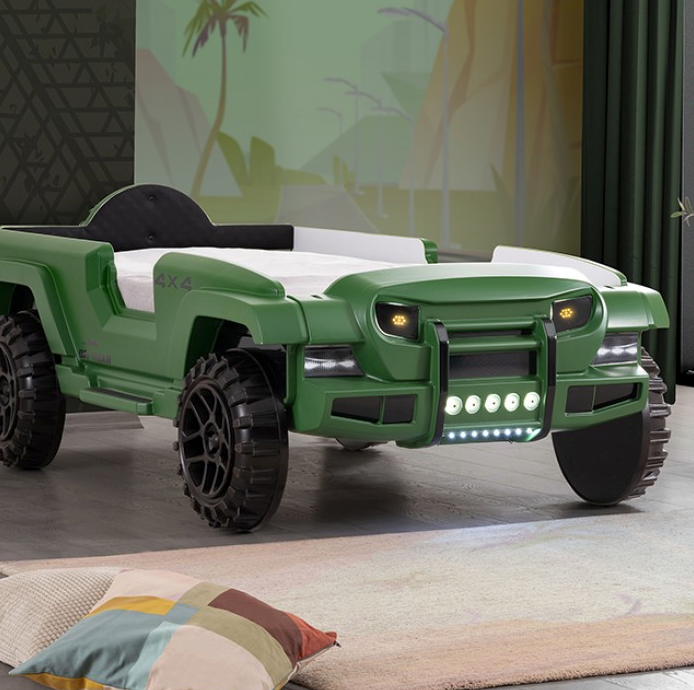 Randlar Twin SUV With lights sounds and remote (Green)