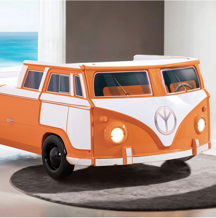 Axel Twin Peace Bus With LED lights and sounds (Orange) – Fully