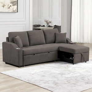 Royden Sleeper Sofa in Grey