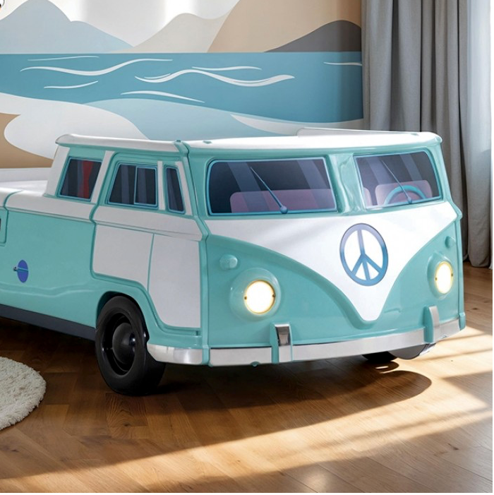 Axel Twin Peace Bus With LED lights and sounds (Teal)