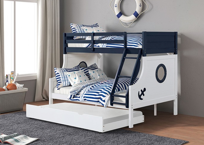 Nautia Sailor Bunk Bed (Blue/White)