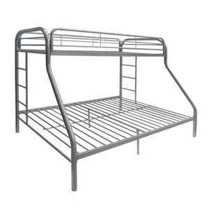 Tritan Twin XL/Queen Bunk Bed (Silver)