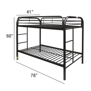 Thomas Twin Bunk Bed (Black)