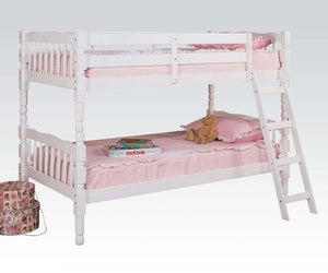 Homestead Twin Bunk Bed (White)