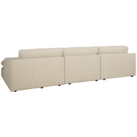Elyza 3-Piece Sectional with Right Chaise (Linen)