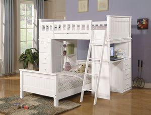 Willoughby Twin Loft Bed (White)