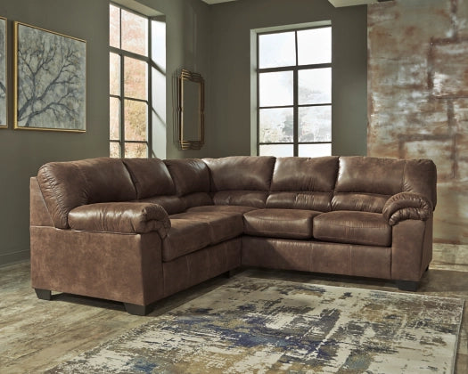 Bladen 2-Piece Sectional (Coffee)