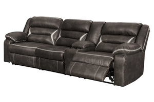 Kincord 2-Piece Power Reclining Sectional (Midnight)