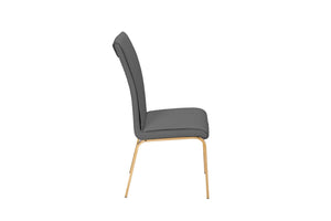 Blake Grey Leather Chairs