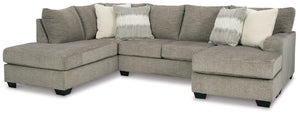 Creswell 2-Piece Sectional with Right Chaise (Linen)