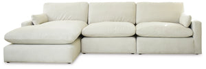 Sophie 3-Piece Sectional with Left Chaise (Ivory)