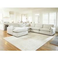 Sophie 5-Piece Sectional with Left Chaise (Ivory)