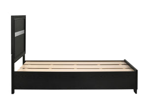 Miranda Contemporary Storage Bed (Black)