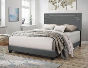 Ishiko II Contemporary Bed (Grey)