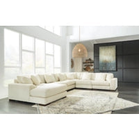 Lindyn 6-Piece Sectional with Left Chaise (Ivory)