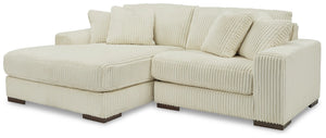 Lindyn 2-Piece Sectional with Left Chaise (Ivory)