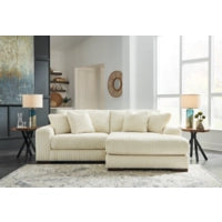 Lindyn 2-Piece Sectional with Right Chaise (Ivory)