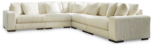 Lindyn 5-Piece Sectional (Ivory)