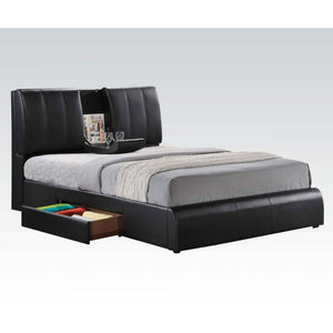 Kofi Contemporary Bed (Black)