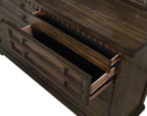 Bennington Rectangular 7-drawer Dresser (Acacia Brown)
