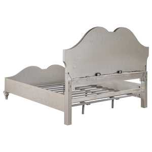Evangeline Luxurious Bed (Silver)